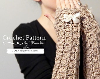Lacy Fingerless Gloves Crochet Pattern Wrist Warmers
