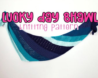 Lucky Day Knitting Pattern Shawl Pattern