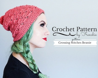 Textured Slouchy Hat Pattern Crochet Slouchy Hat Pattern