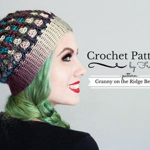 Ribbed Slouchy Hat Pattern Crochet Slouchy Hat Pattern Intermediate