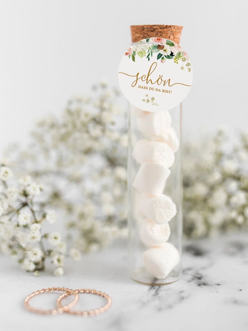 Anhänger Schön dass du da bist Hochzeit Gastgeschenk | Etsy