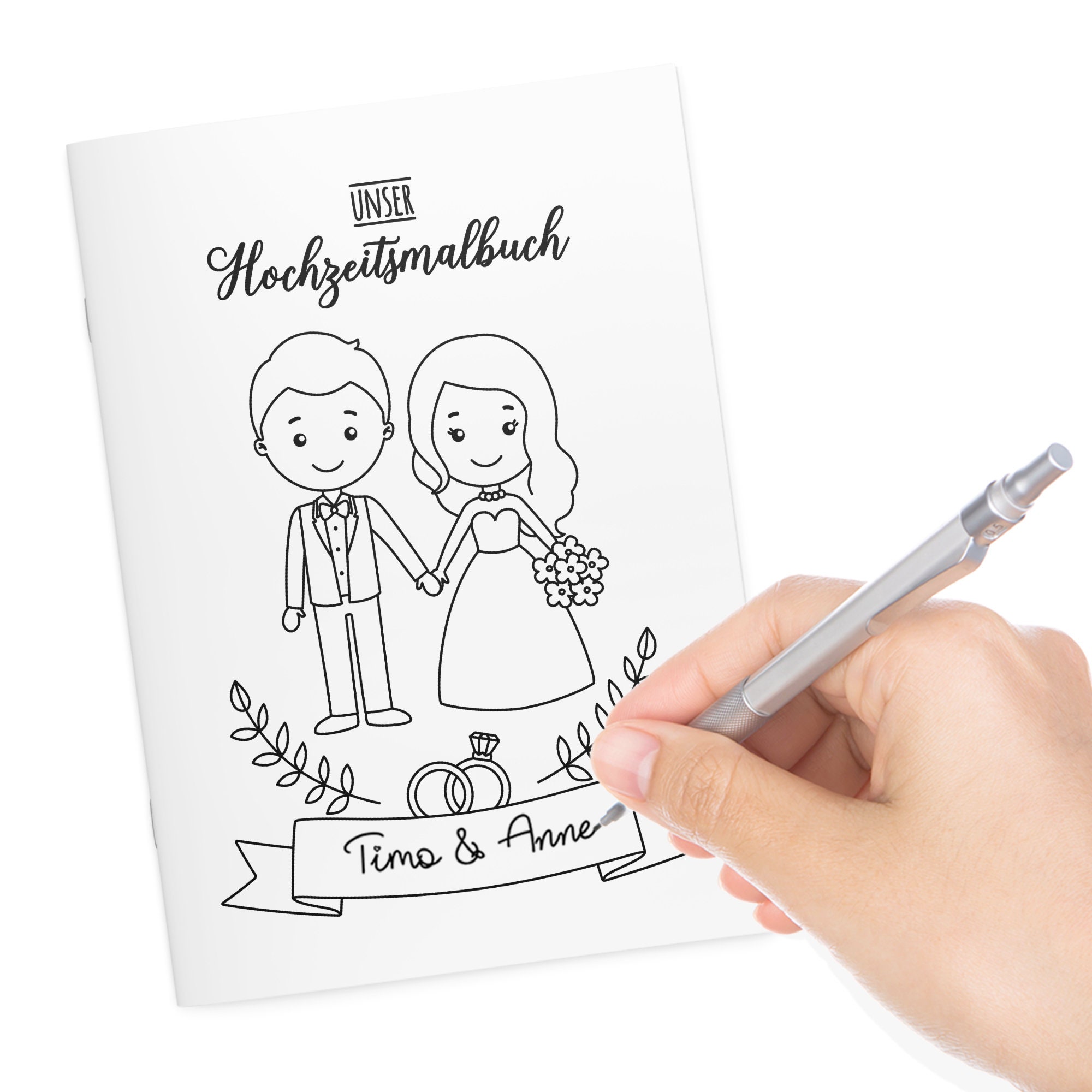 Malbücher Gastgeschenk Hochzeit für Kinder Set Beschäftigung Etsy