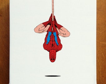 Baumelnde Spidey