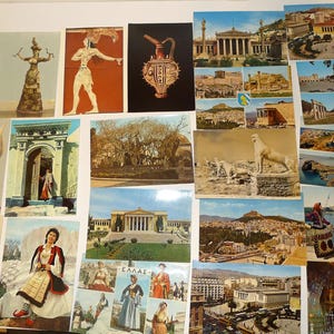 Set of 20 unposted postcards from GREECE