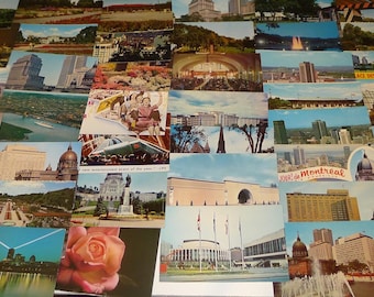 MONTRÉAL - Lot de 110 cartes postales non postées