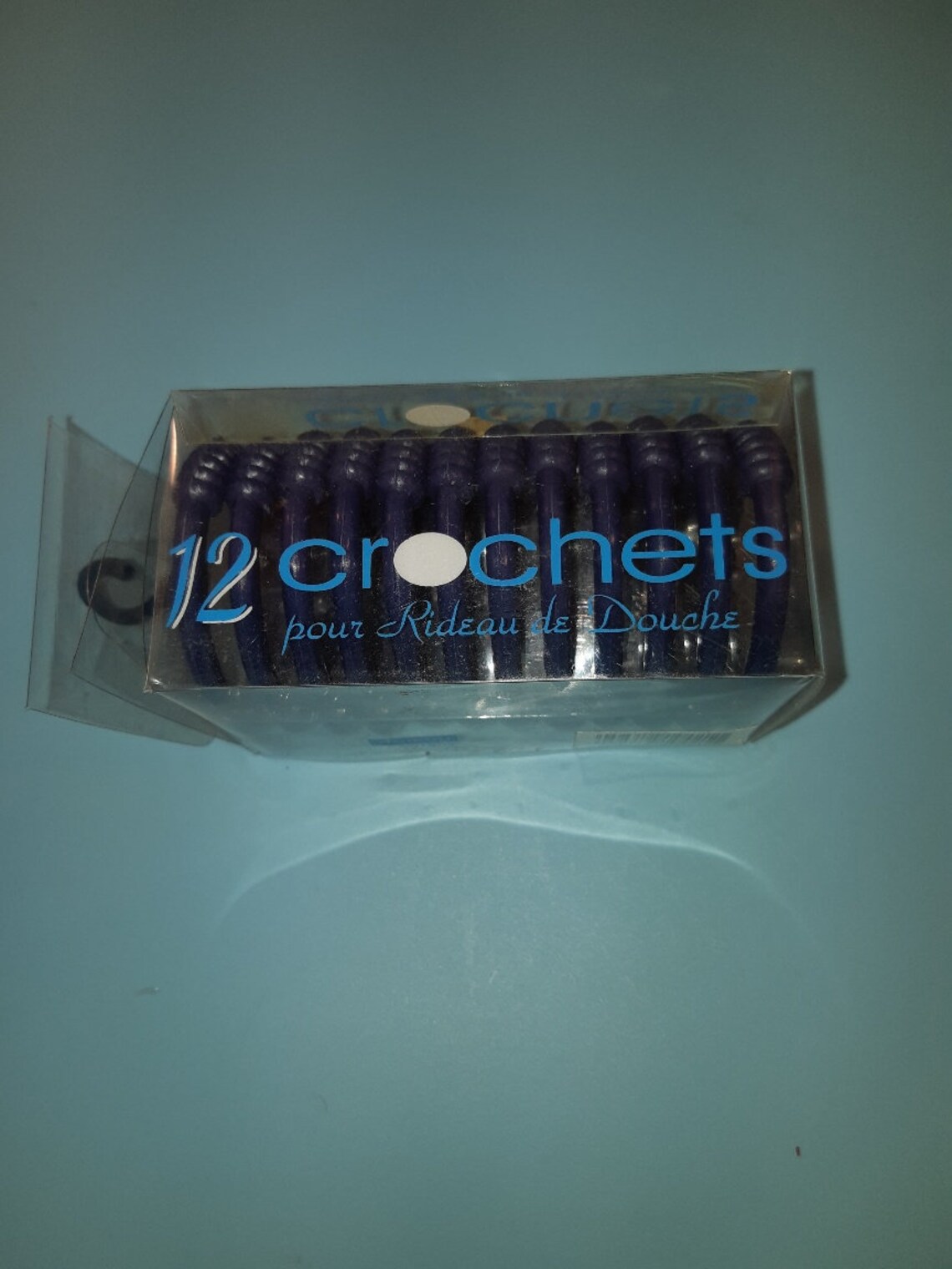 12 plastic dark blue shower curtain hooks Etsy Canada