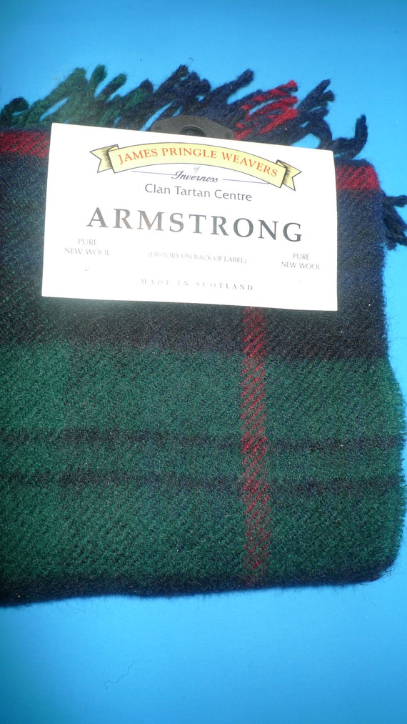 Authentique foulard d'Écosse en laine,  Authentic 