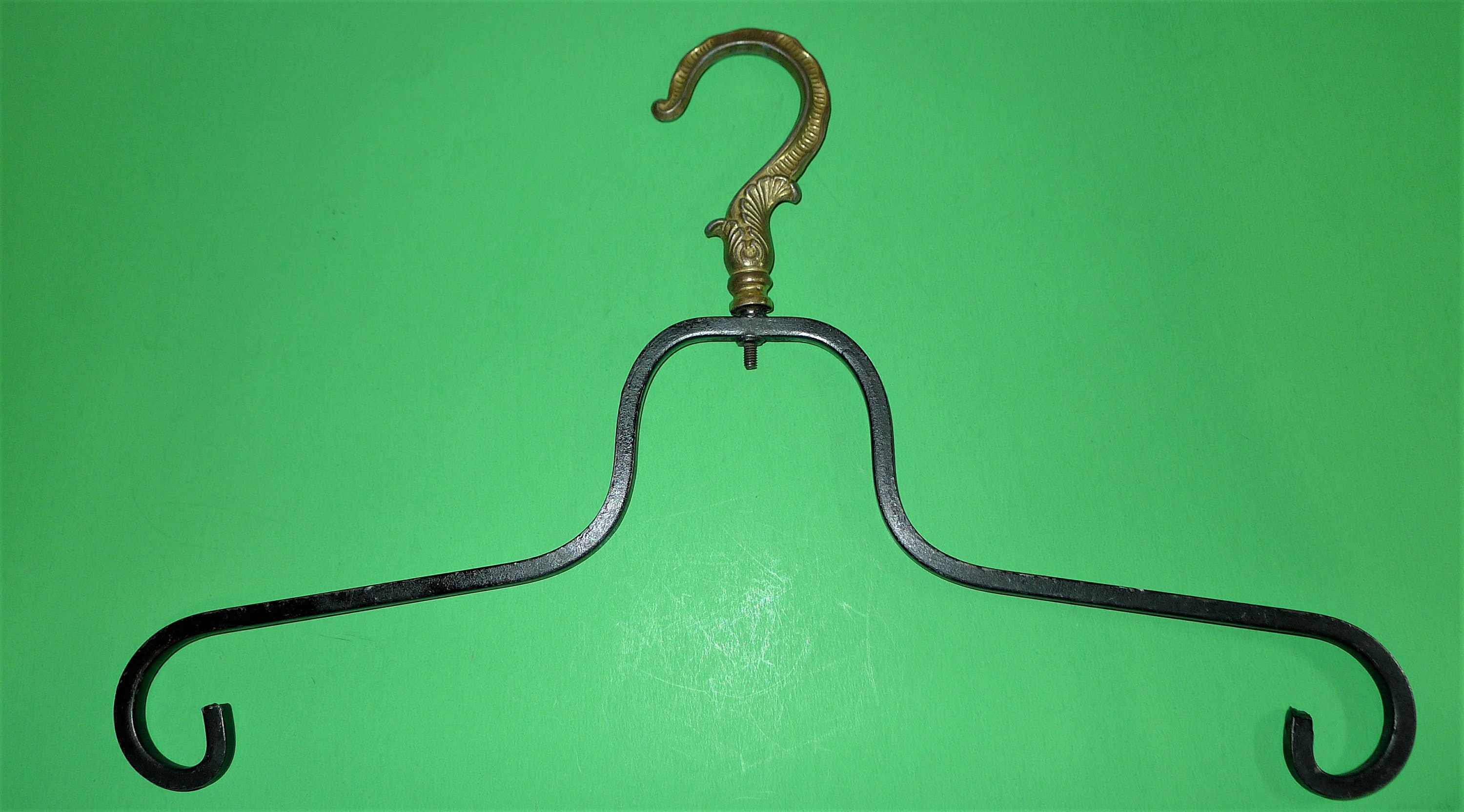 Old wrought iron clothes hanger from the 30's Etsy