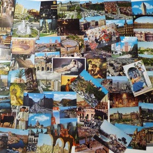Lot de 95 cartes postales couleur d'ESPAGNE - non postées