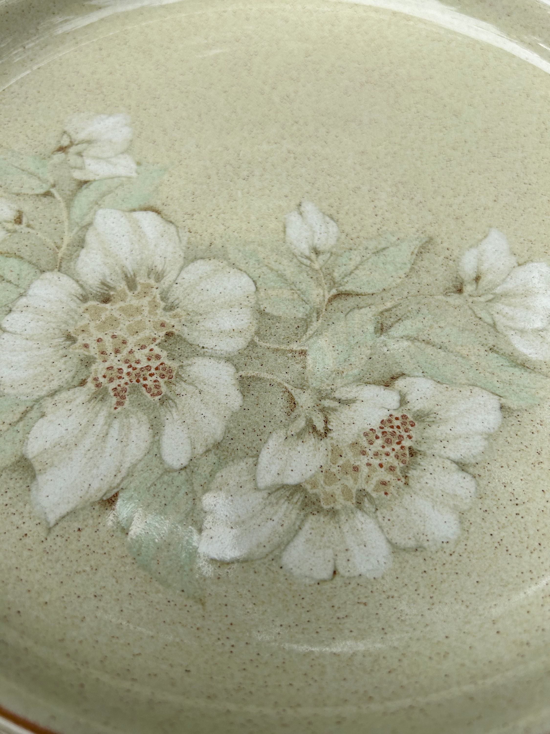 Set of Two Denby Daybreak Stoneware England Dinner Plates Etsy