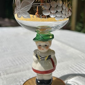 Vintage Hummel Goebel Wine Glass Goblet, Made in West Germany - circa 1960