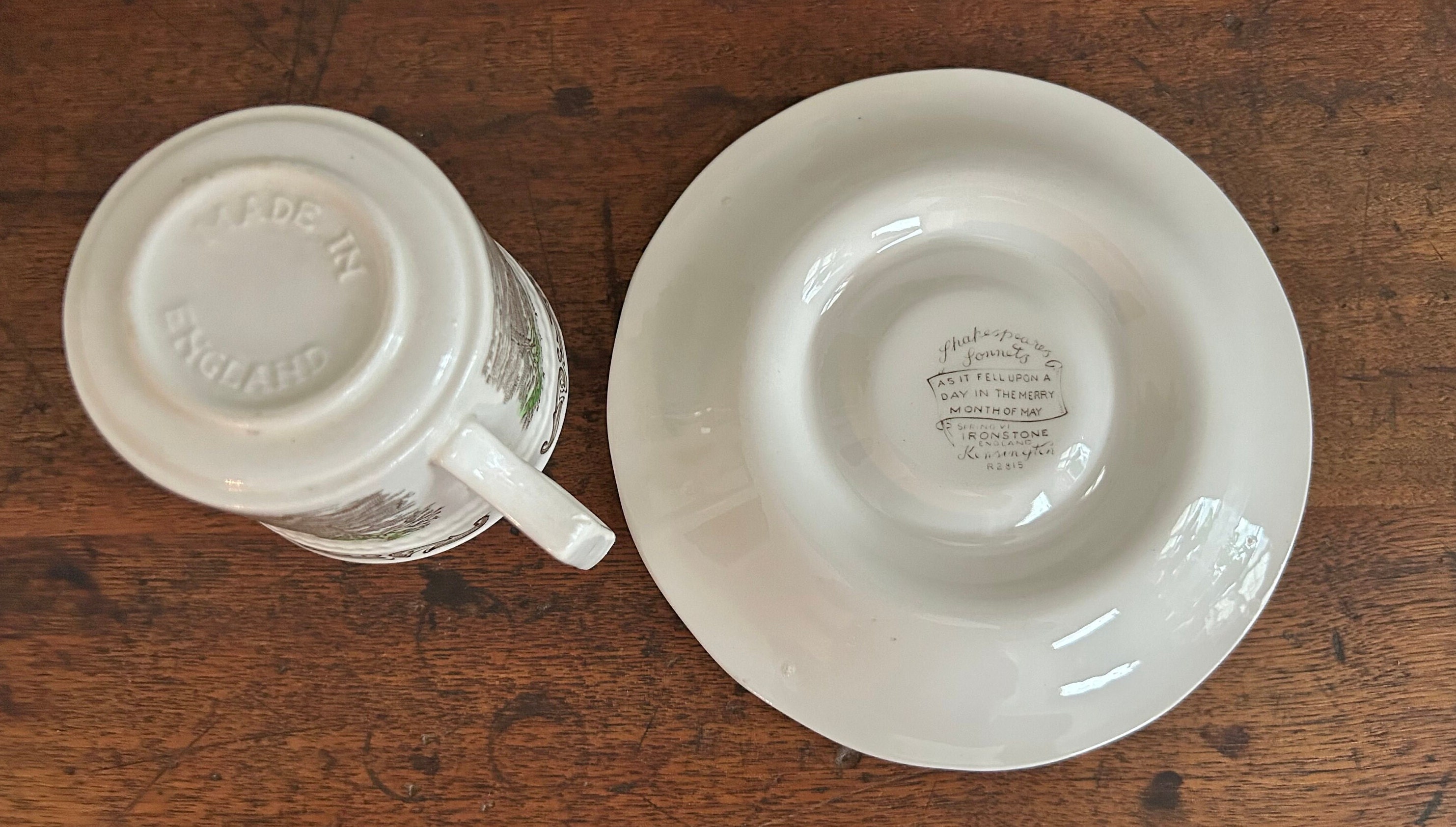 Vintage Shakespeare's Ironstone China by Kensington Works Etsy