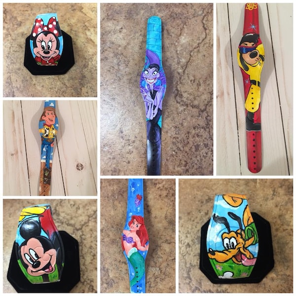 Custom Hand Painted Magic Band- Made To Order- PLEASE READ DESCRIPTION