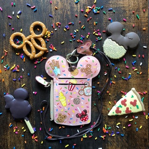 Mickey Snacks Hand Painted Passholder-