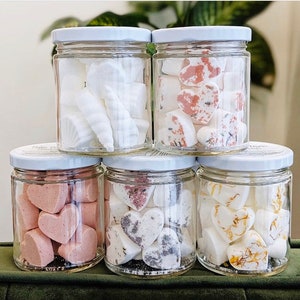 Mini bombes de bain coeur