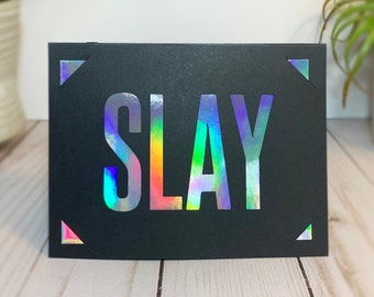 Congratulations Card Beyonce Style - SLAY