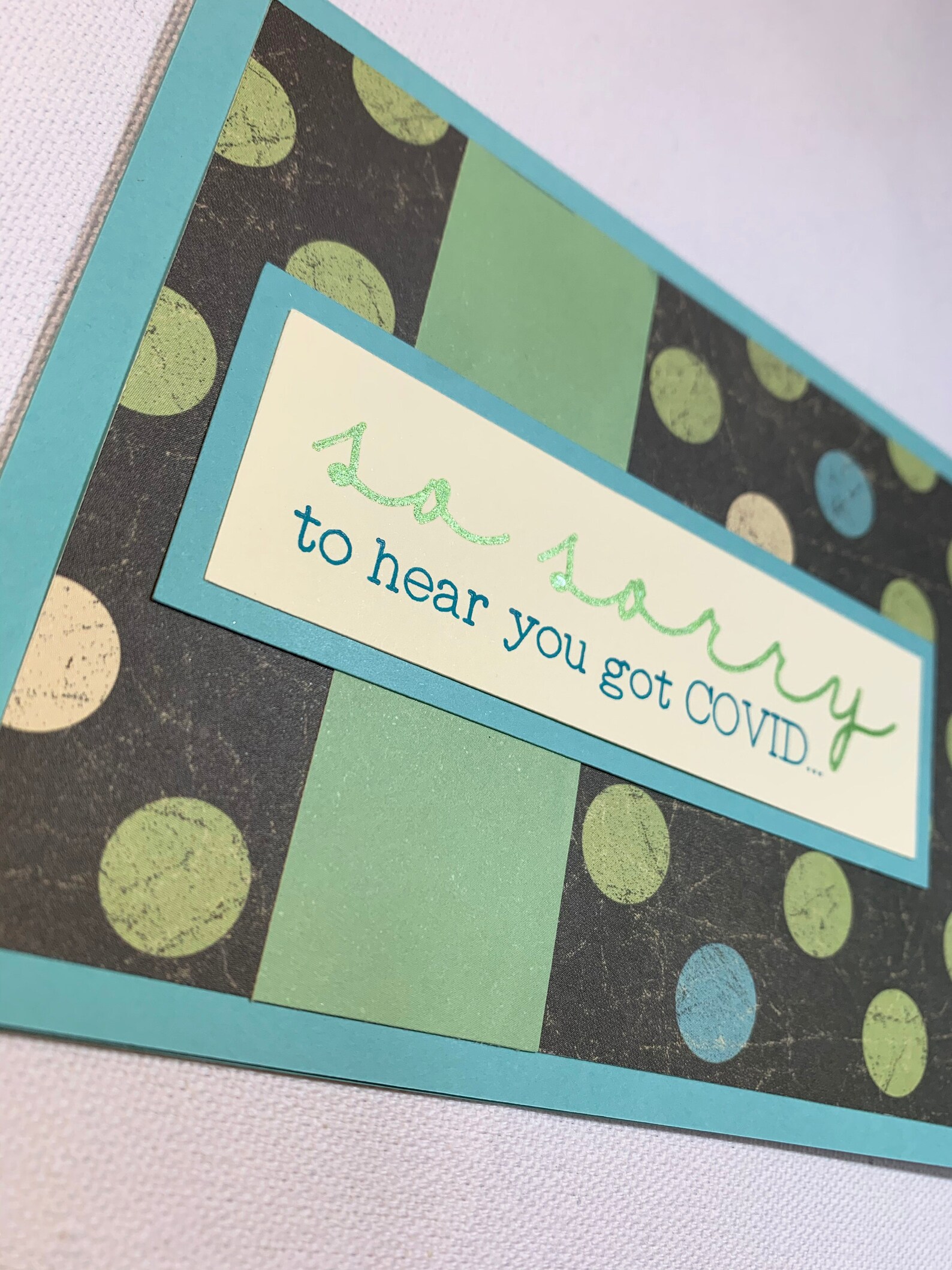 Get Well COVID Card Sorry To Hear You Got COVID Card Etsy