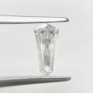 Loser Drachen Diamant, 0,70 ct D VS1 step cut, Loser Diamant, natürlicher Diamant, fassungsfertig, kostenloser Versand