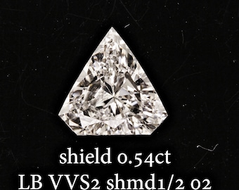 Loose Shield Diamond, 0.54ct H  VVS2 Loose Solitaire Diamond, Shield shape Diamond, Loose Diamond, Natural Diamond, shield diamond ring