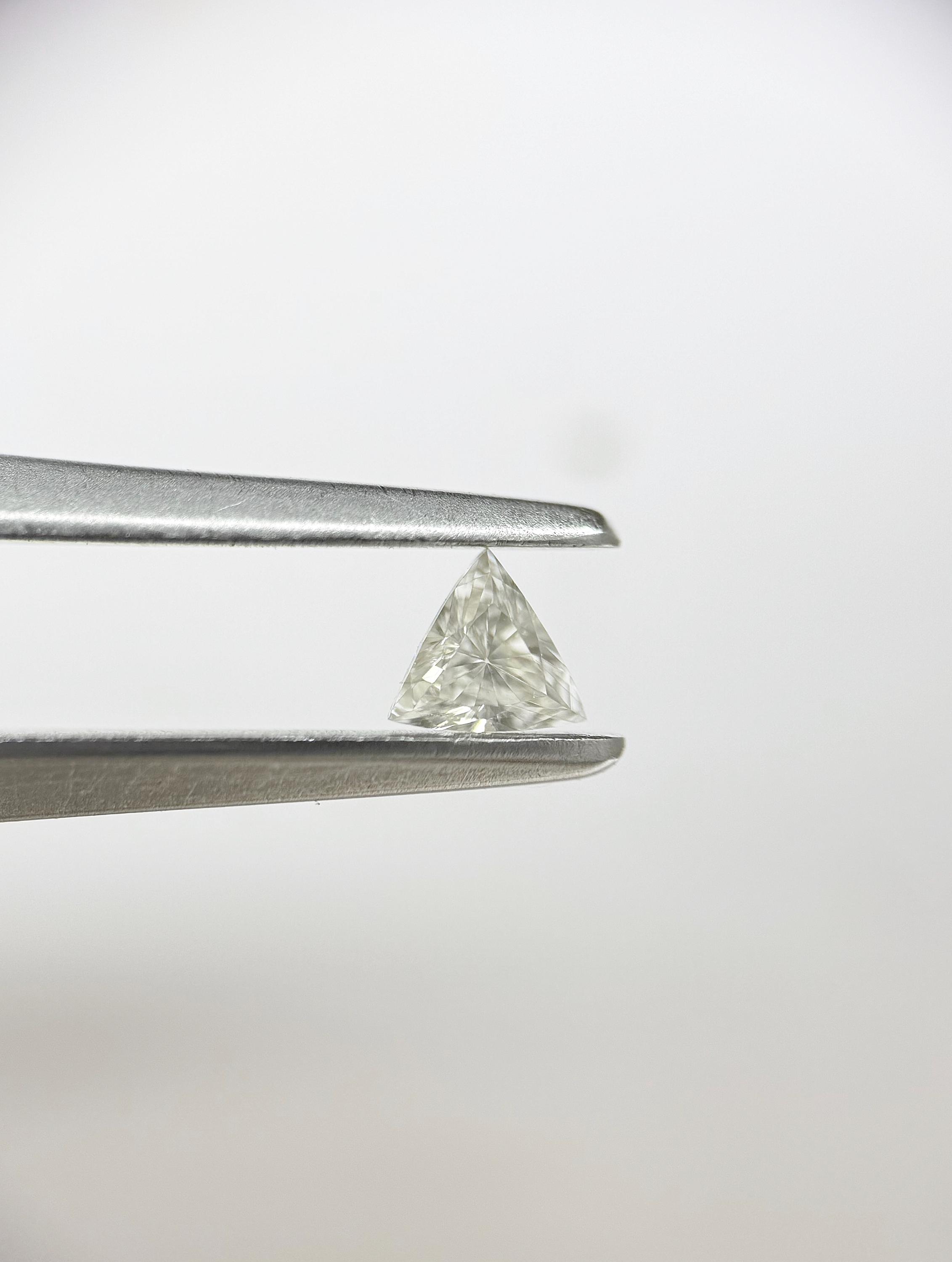 Loose Pair Trillions Diamonds, 0.24 Ct I VS2 Loose Pair Triangle ...