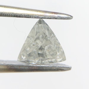 Diamante Trillion sciolto, 0,31 ct H I1 Diamante triangolo sciolto, diamante sciolto, anello di diamanti, diamante solitario, triangolo solitario