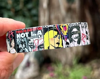 Punk Rock Stainless Steel Stretch Bracelet – Alternative Wrist Art