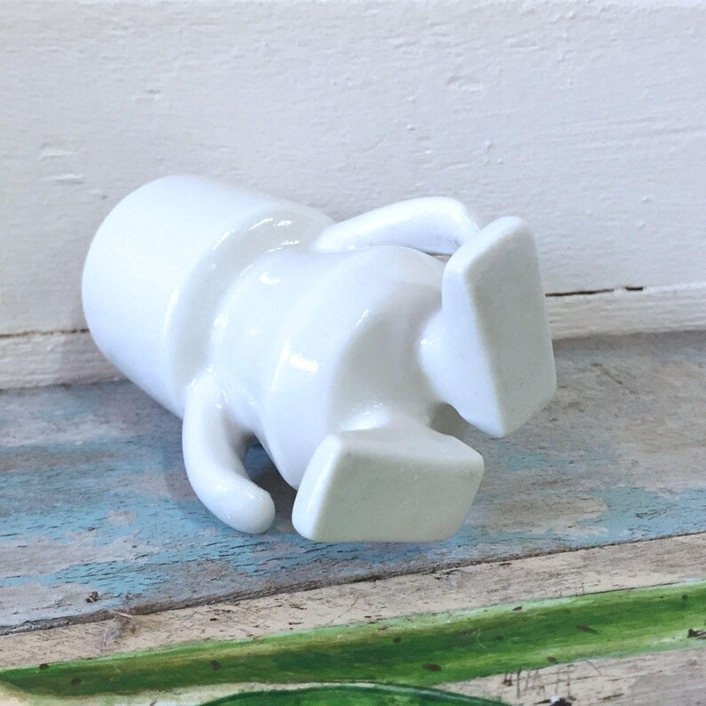 Ceramic robot, White, 4 tall image 6