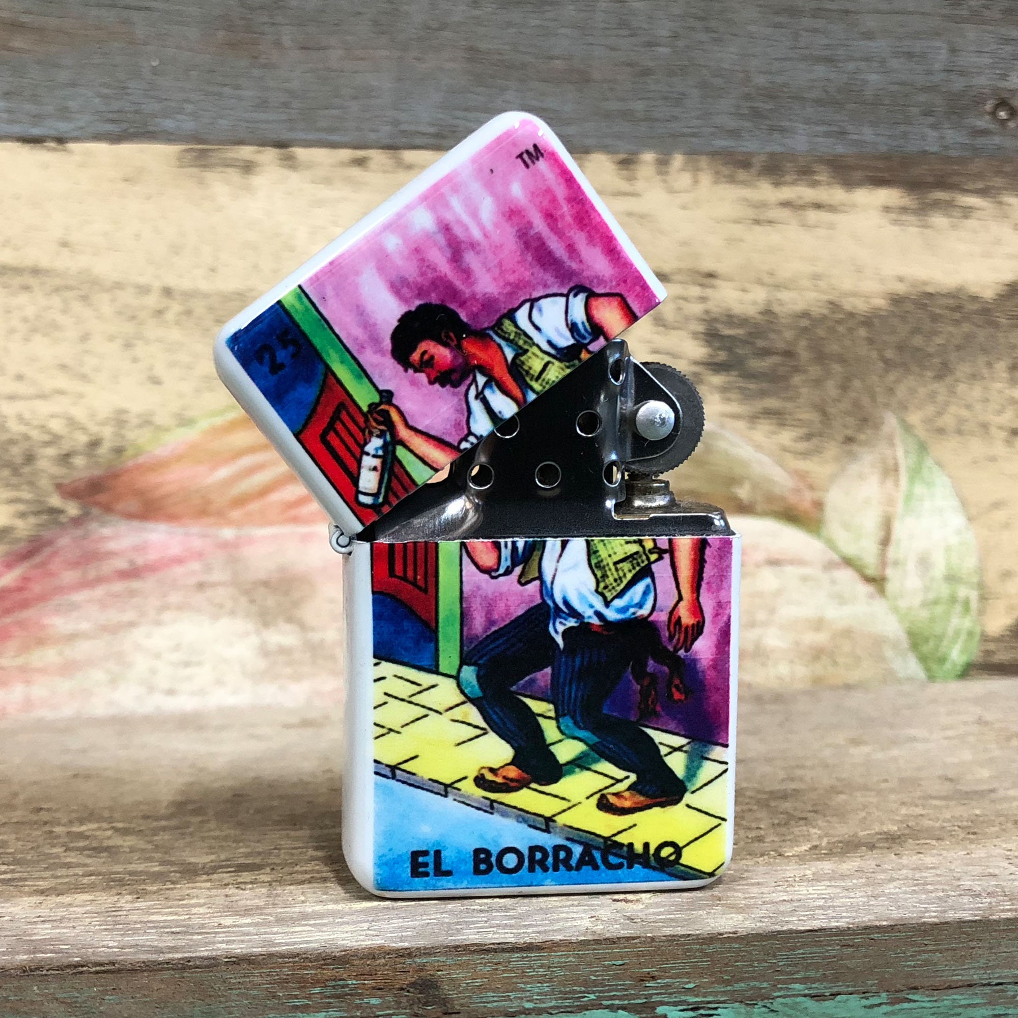 el borracho loteria flip