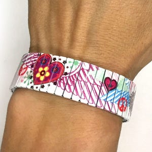 Edelstalen stretcharmband engelvleugel – gevleugelde spirituele polskunst cadeau afbeelding 9