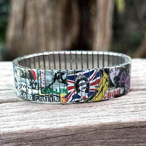 Edelstahl Stretch-Armband, Punk Rock Wrist-Art