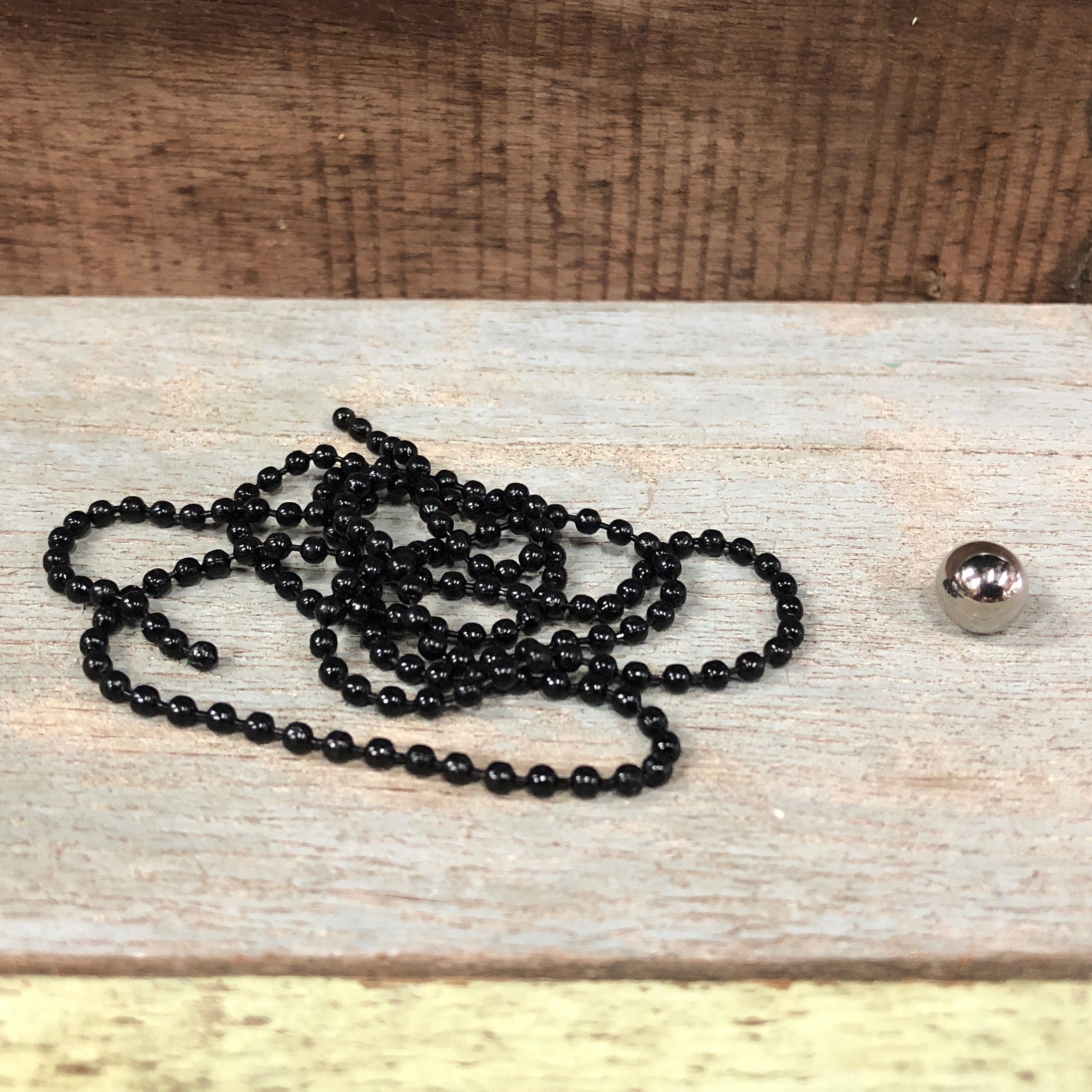 ball chain bracelet or necklace black Etsy