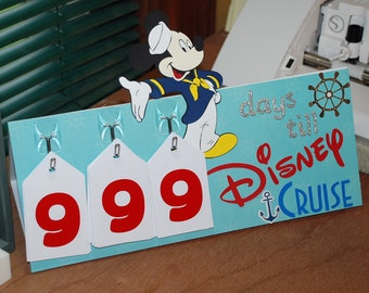 Disney Cruise Countdown Calendar