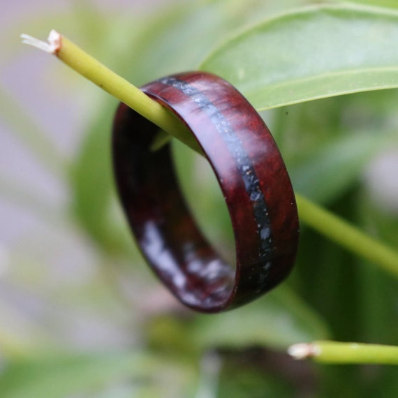 Wood crystal hotsell ring