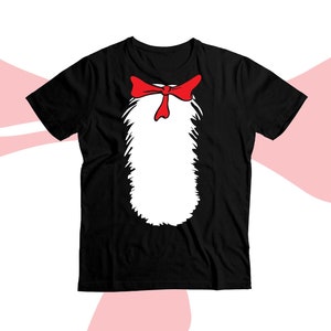 Cat Body And Bow Tie Costume T-Shirt