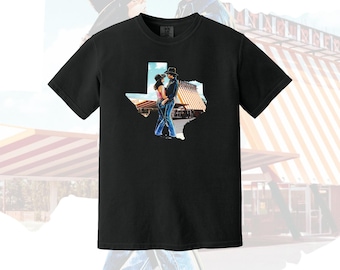 Texas Bud And Sissy Urban Cowboy Black Comfort Color T Shirt