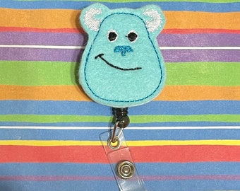 Monsters Sully Felt Badge Reel