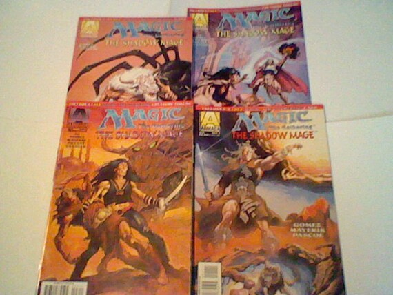 14 Magic The Gathering Comic Book Lot Shadow Mageice Agefallen Empiresarabian Nightsantiquities - 