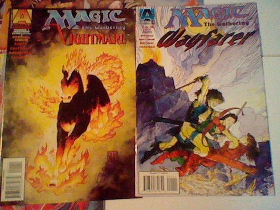 14 Magic The Gathering Comic Book Lot Shadow Mageice Agefallen Empiresarabian Nightsantiquities - 
