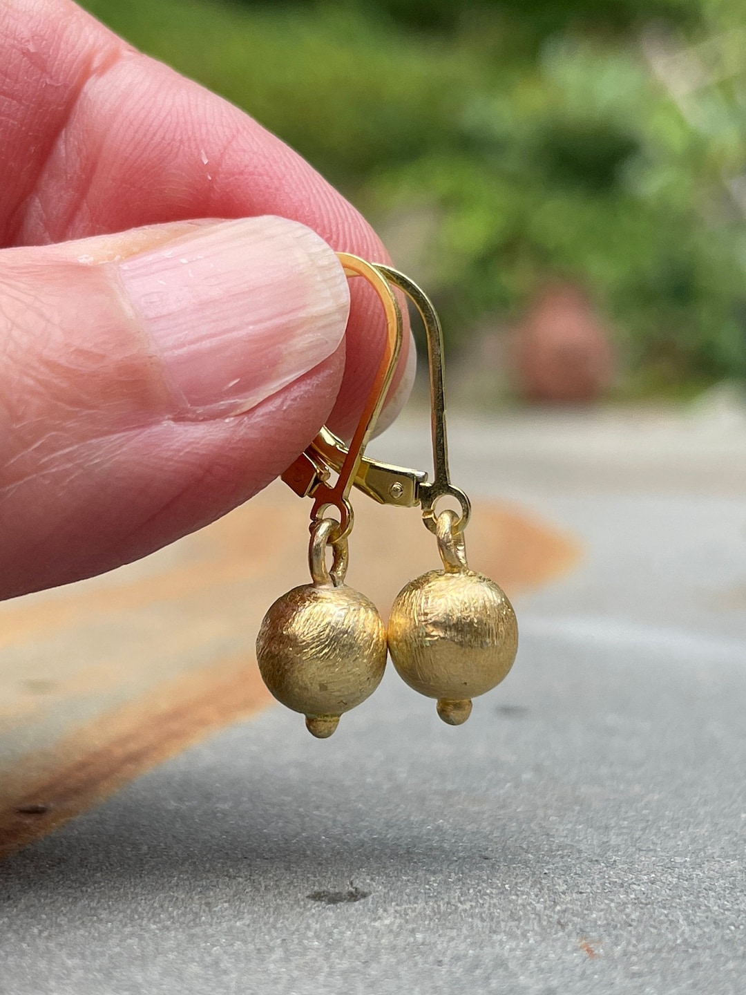 BALL DROP EARRINGS - GOLD main image 0
