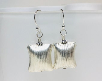 Hill Tribe Silver Earrings, Birthday Gift for Her, Thai Silver Dangle and Drop Earrings for Women