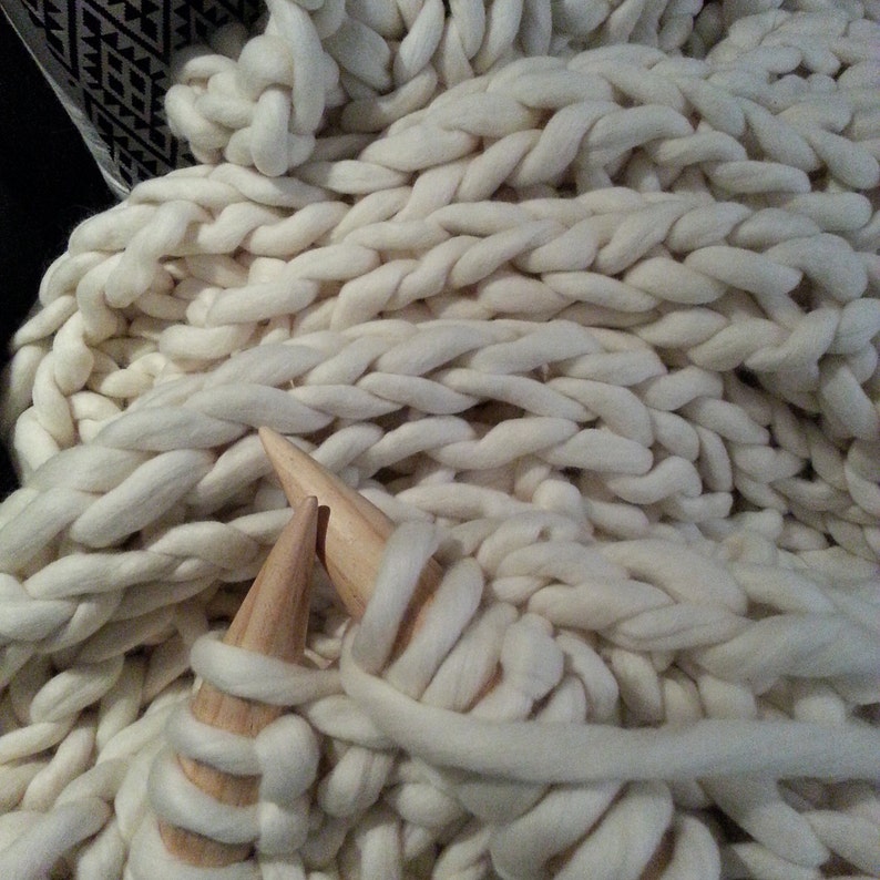 Super Chunky Knitting Needles 45mm Circular Handmade Pine Etsy