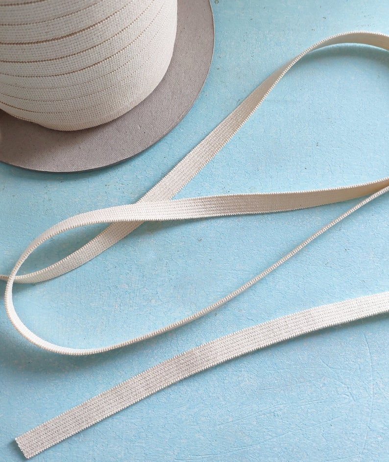 Organic elastic band made of organic cotton and natural rubber Etsy