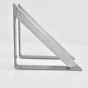 Triangle Shelf bracket | Set of (1) ,shelf bracket, Steel bracket ,heavy duty bracket, industrial shelf bracket