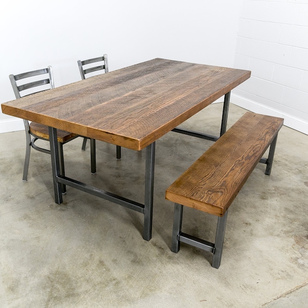 Wood Dining Table Etsy