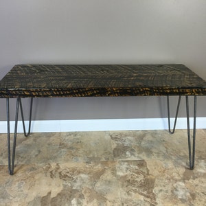 Farm house Bench, Handmade, Furniture, Reclaimed-Urban, Wooden, Hairpin, Legs,Choose from Size,Thickness,Finish,Custom sizes Welcome