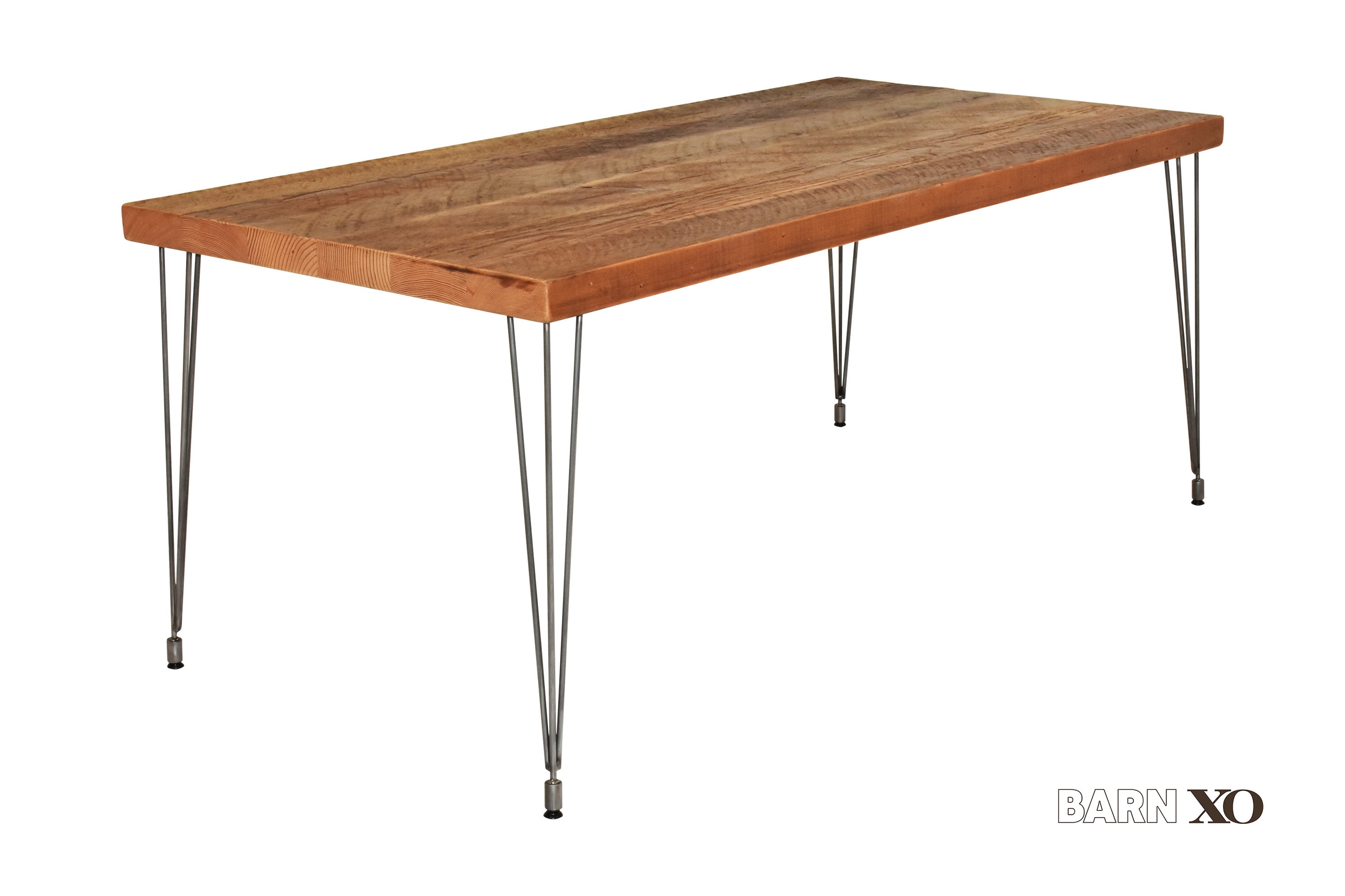 Rustic Wood Dining Table With Hairpin Legs Dining Table Etsy