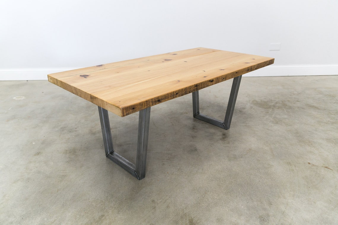 Recycled Wood Coffee Table Made of Reclaimed Wood. Choice of Etsy