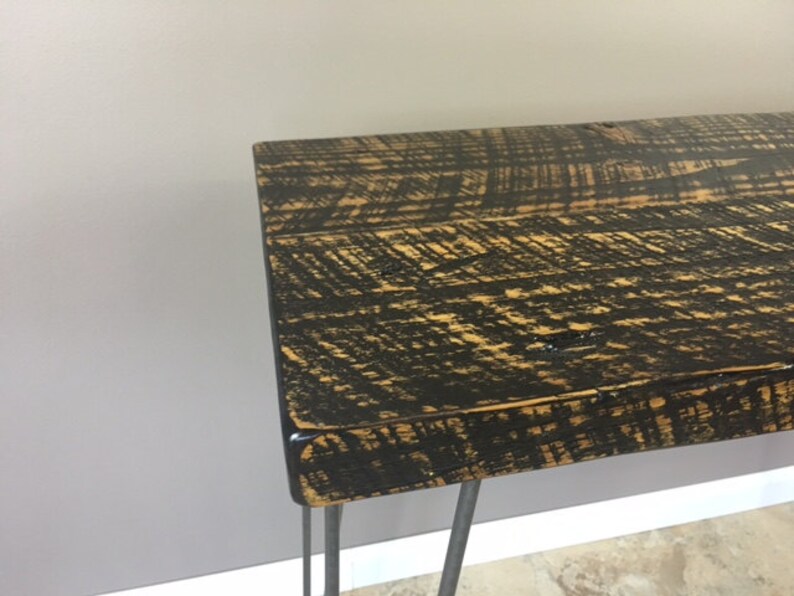 Sofa Tablemid Century Modern Console Table 30 Inch High Etsy