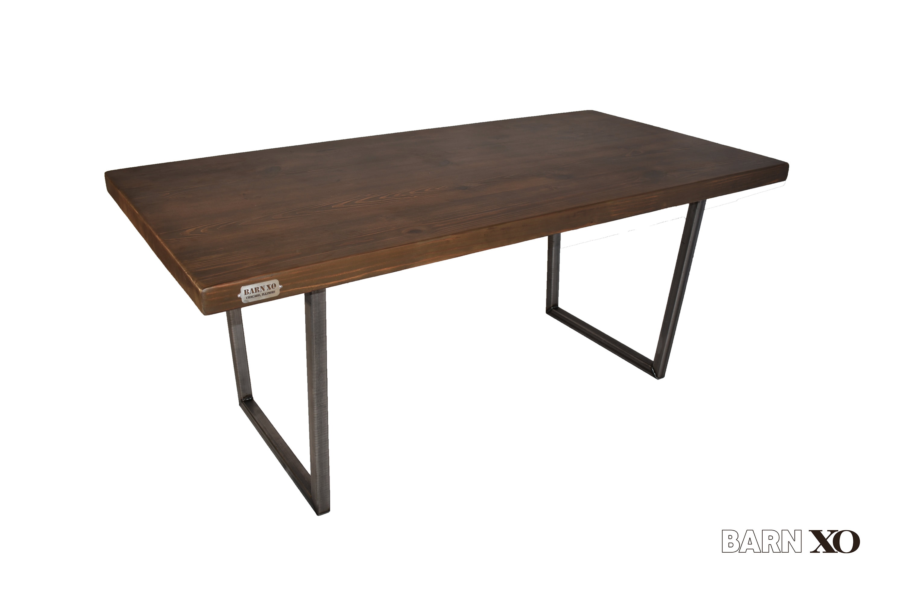 Brooklyn Modern Rustic Reclaimed Wood Dining Table Etsy
