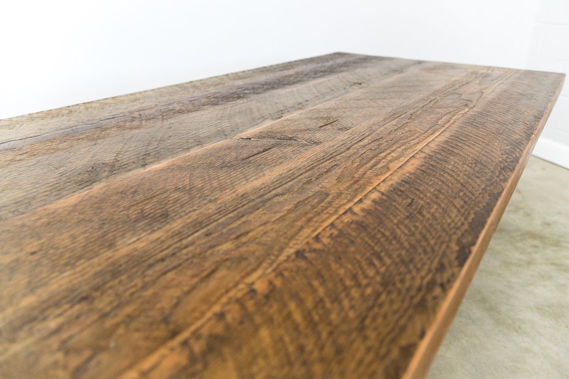Brooklyn Modern Rustic Reclaimed Wood Dining Table Etsy